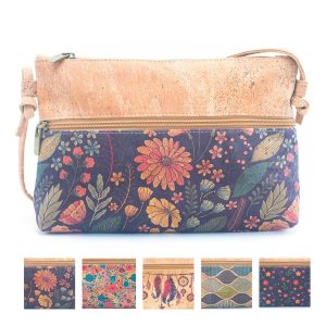 Natural and Printed Design Women's Crossbody Bag BAG-2274